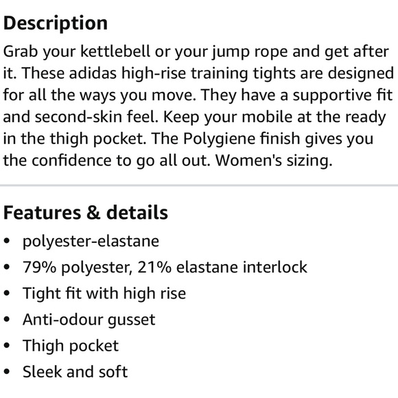 Adidas OPT St 3/4 Tig Blue Athletic Tights - Picture 5 of 16